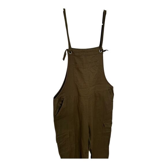 Garage Army Green Cotton Overalls with jogger cuffs size small - Picture 4 of 13